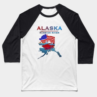 ALASKA Russian River II Baseball T-Shirt